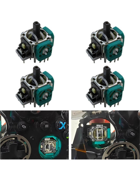 4 Piezas Joystick Analógico GruDawu para Controlador XBOX Series X/S
