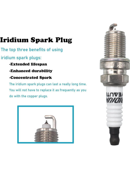 Paquete de 8 Bobinas de Encendido y Bujías OYEAUTO 4.7L V8