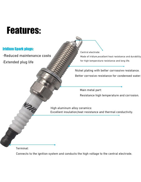 Paquete de 8 Bobinas de Encendido y Bujías OYEAUTO 4.7L V8