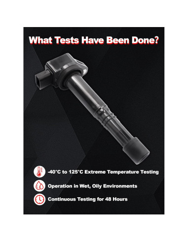 Bobina de Encendido Xongjojo Juego de 4 para Honda 2.0L-2.4L