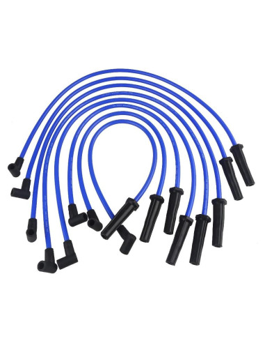 Cables de Encendido de Bujía JDMON 10.5mm para Ford BBF