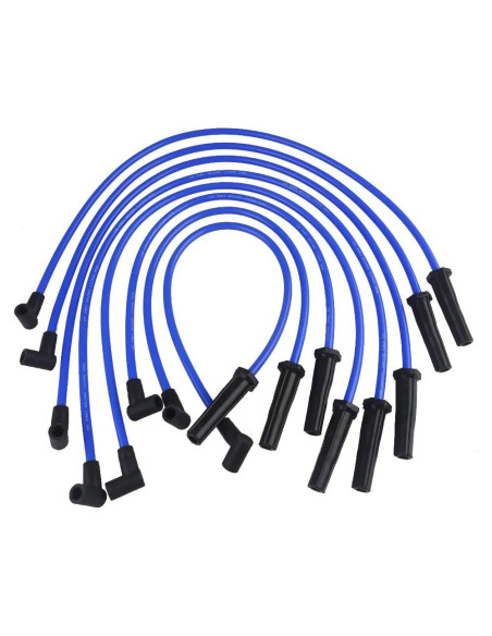 Cables de Encendido de Bujía JDMON 10.5mm para Ford BBF