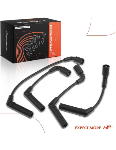 Cables de Bujía A-Premium para Chevrolet Matiz y Spark 2011-2015