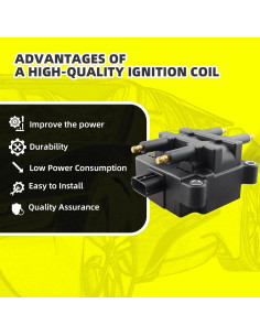 Kit Bobinas de Encendido MOAUTO UF240 + 4 Bujías Iridio Subaru 2