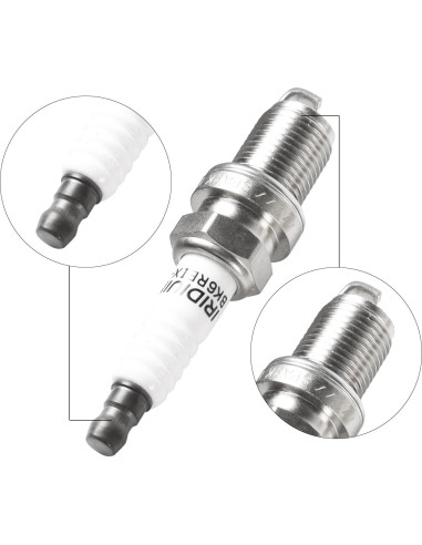 Paquete de bobinas de encendido UF522 y bujías iridio DEEGOOLY