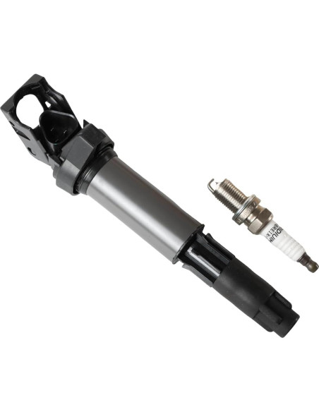 Paquete de bobinas de encendido UF522 y bujías iridio DEEGOOLY