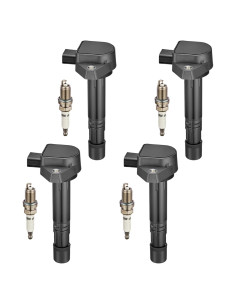 Paquete Bobina de Encendido UF400 y Bujía ZFR6FGP BDFHYK para Honda Civic 2001-2005