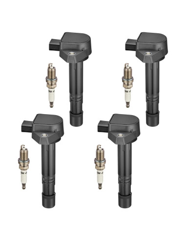 Paquete Bobina de Encendido UF400 y Bujía ZFR6FGP BDFHYK para Honda Civic 2001-2005