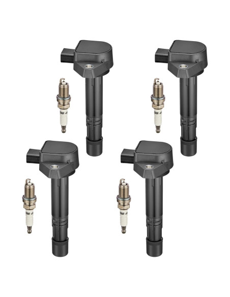 Paquete Bobina de Encendido UF400 y Bujía ZFR6FGP BDFHYK para Honda Civic 2001-2005