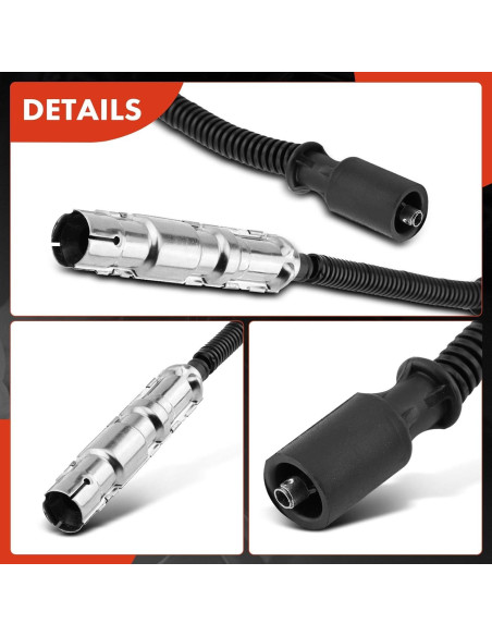 Cables de Bujía A-Premium 12 Compatible Chrysler y Mercedes