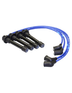 Cables de Bujía NGK RC-HE76 4 Unidades Silicona Azul