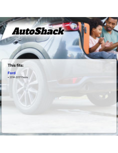 Amortiguadores Traseros y Estribos Completos AutoShack Ford Fiesta 2014-2017 2