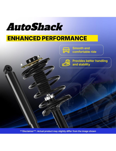 Amortiguadores Traseros y Estribos Completos AutoShack Ford Fiesta 2014-2017