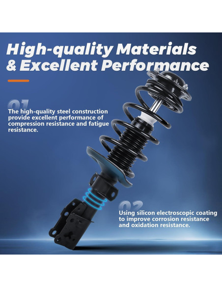 Conjunto de Amortiguadores Traseros KUIPERAUTO 2002-2008 RWD