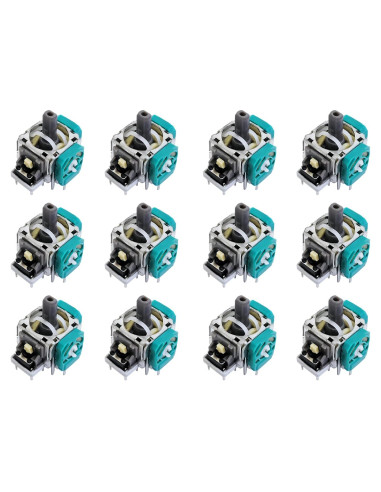 12 Piezas Palancas Joystick 3D Auto-plaza Compatible X-One PS4