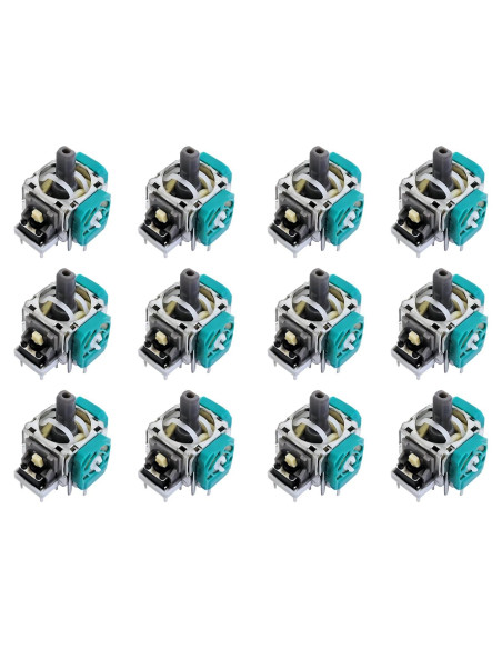 12 Piezas Palancas Joystick 3D Auto-plaza Compatible X-One PS4