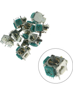 12 Piezas Palancas Joystick 3D Auto-plaza Compatible X-One PS4 2