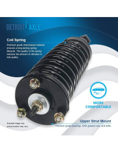 Amortiguadores Detroit Axle RWD 2004-2012 Chevy Colorado/GMC Canyon 2