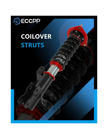 Amortiguadores Coilover Ajustables ECCPP para Nissan Sentra 2013-2019