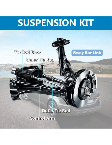 Enlace de Barra Estabilizadora Delantera RongJYAutoParts para VW