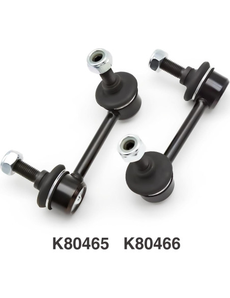 Enlaces de barra estabilizadora trasera Ynovvo K80465 K80466