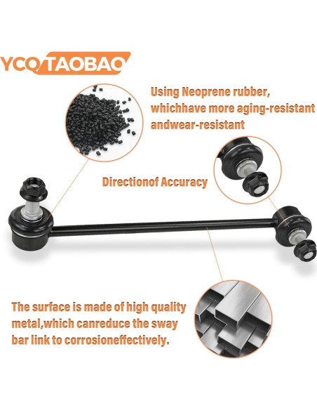 Kit de Enlace de Barra Estabilizadora Frontal 2x YCQTaoBao Audi