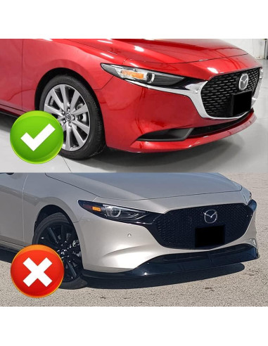 Kit de Parachoques Delantero Mazda 3 Sedán 2019-2023 - 3 Piezas