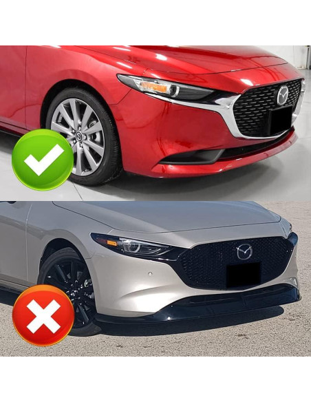 Kit de Parachoques Delantero Mazda 3 Sedán 2019-2023 - 3 Piezas