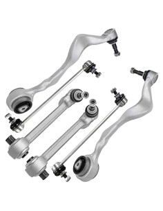 Juego de 6 brazos de control y estabilizadoras Detroit Axle para BMW