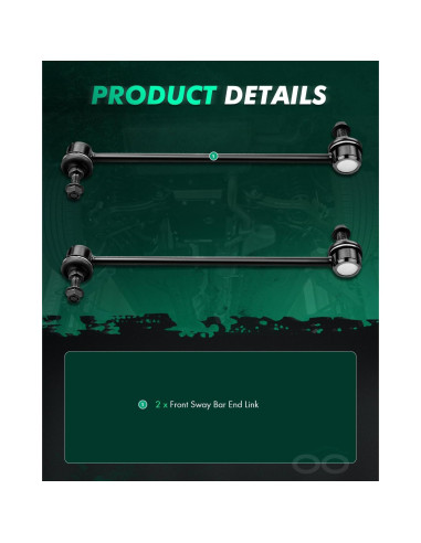 Kit de Suspensión Delantera SCITOO K80296 para Ford, Toyota y Mitsubishi