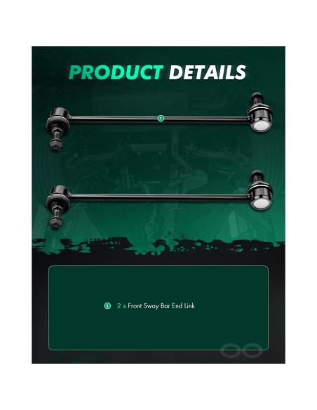 Kit de Suspensión Delantera SCITOO K80296 para Ford, Toyota y Mitsubishi