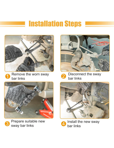 Enlaces de Barra Estabilizadora Delantera X AUTOHAUX para Honda