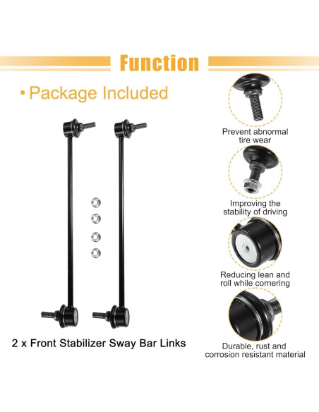 Enlaces de Barra Estabilizadora Delantera X AUTOHAUX para Honda