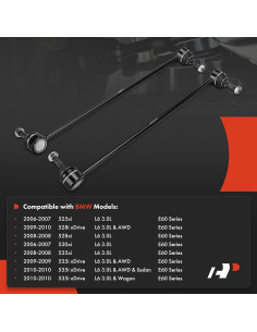 Enlaces de Barra Estabilizadora Delantera A-Premium para BMW 2