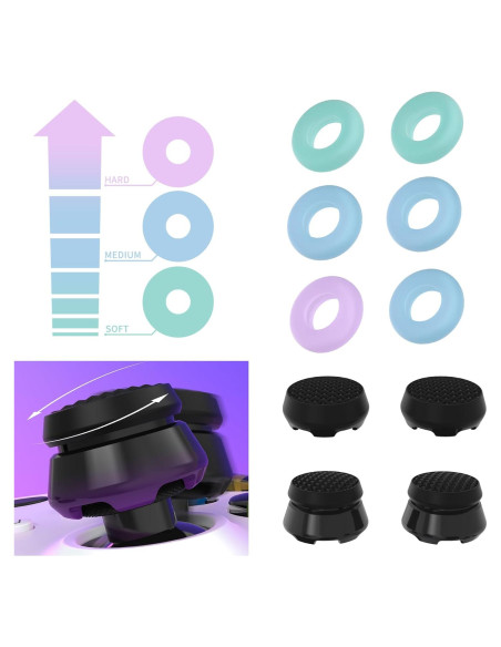 Paquete de Anillos de Precisión y Extensores Joystick Xbox