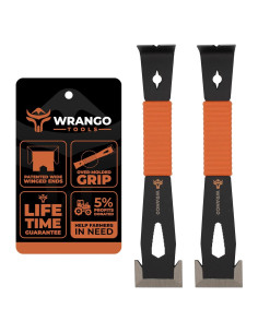 Barra de Recorte 24.1 cm Wrangler Tools - 2 Paquete con Agarre Antideslizante