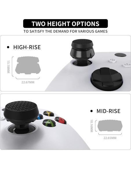 Paquete de Anillos de Precisión y Extensores Joystick Xbox