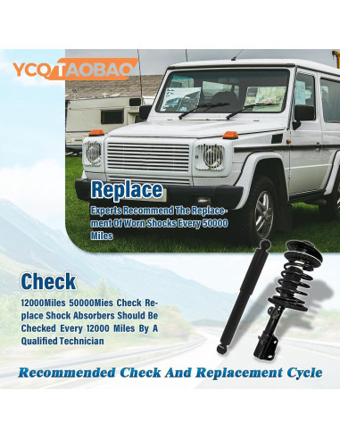Amortiguadores YCQTaoBao 4x Frontal y Trasero Audi A5/S5 2008