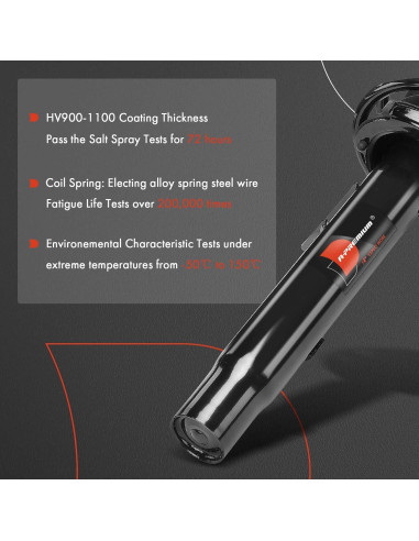 Amortiguador y Resorte A-Premium para BMW 328i 07-13, 335i 07-13