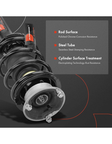 Amortiguador y Resorte A-Premium para BMW 328i 07-13, 335i 07-13