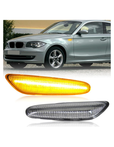 Luces de Marcador Lateral LED AUYICH Ámbar Lente Clara 2003-2013