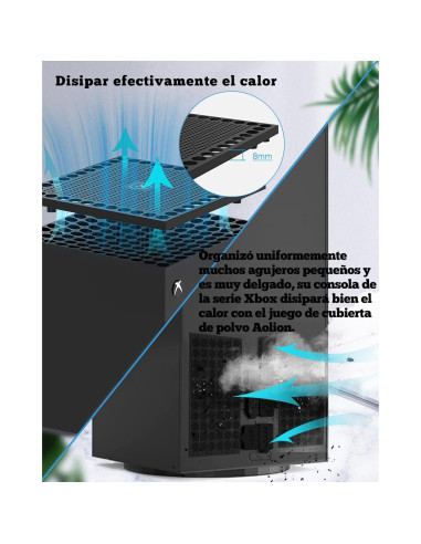 Cubierta de Polvo para Xbox Series X AOLION 21 Accesorios