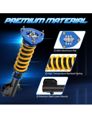 Kit de Suspensión de Resorte Ajustable AUTOSTARSHIP para Saab y Subaru