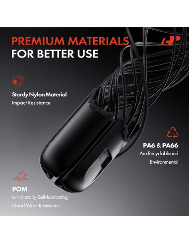 A-Premium 20 Clips de Retención para Puerta Volkswagen