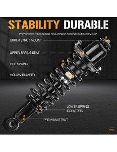 Amortiguador trasero completo Youxmoto para Pontiac Vibe 2003-2008 2