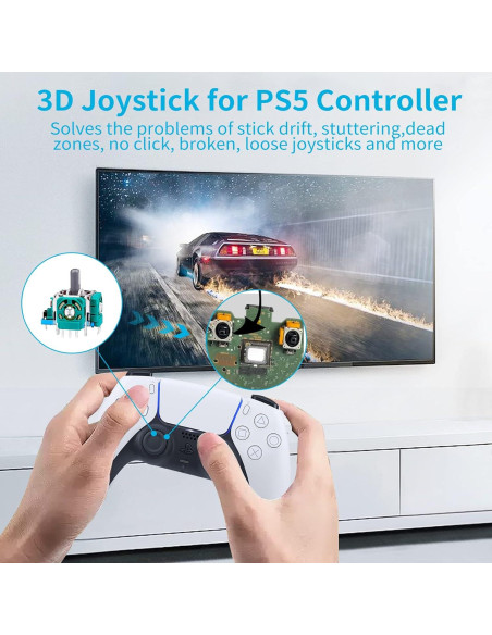 Repuestos Joystick PS5 AOLION 55 Piezas con Potenciómetros