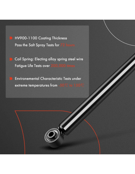 Amortiguadores Traseros A-Premium para Audi y Volkswagen - Juego de 2