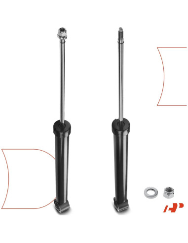 Amortiguadores Traseros A-Premium para Audi y Volkswagen - Juego de 2