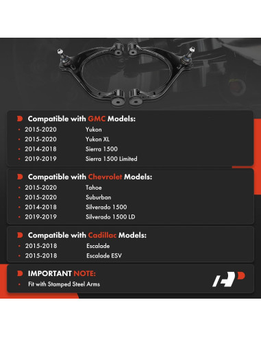 Brazo de Control Superior Frontal A-Premium para Chevrolet 2014-2020