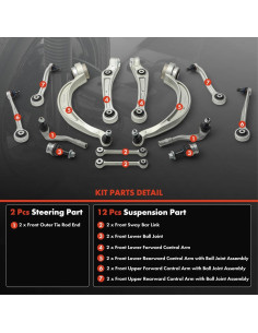 Conjunto de Suspensión Frontal A-Premium para Audi A4/A5/S4/S5 2